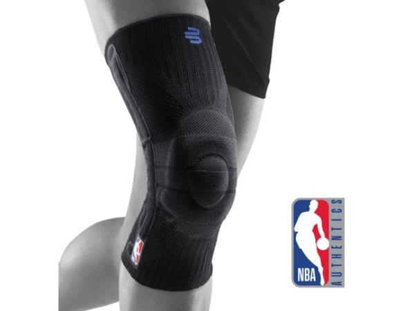 Kickz Bauerfeind NBA Sports Compression Support Knee Brace Multicolor