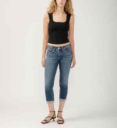 Silver Jeans Co Britt Low Rise Capri