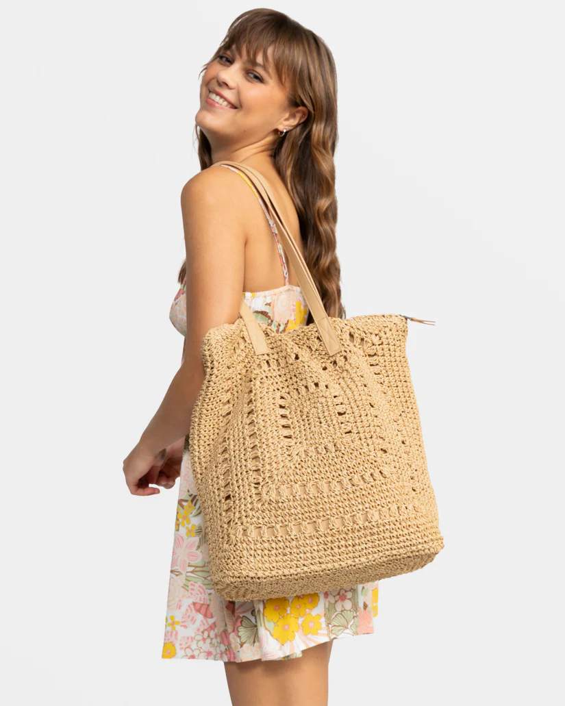 Roxy Coco Cool Straw Tote Bag