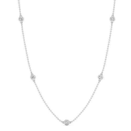 Diamond Station Necklace