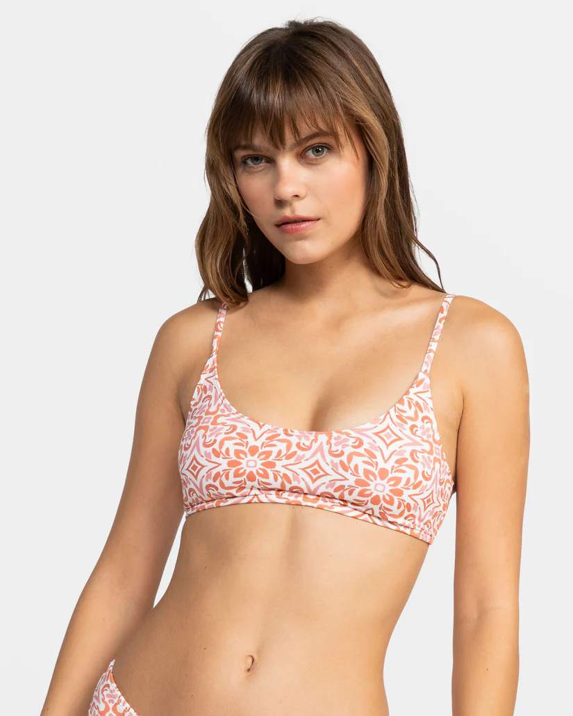 Roxy Fresco Tile Bralette Bikini Top