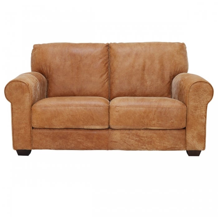 New Houston Leather 2 Seater Sofa - Barker and Stonehouse
