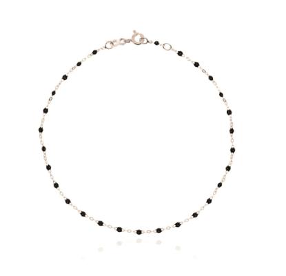 farfetch Gigi Clozeau 18k Rose Gold- Beaded Anklet