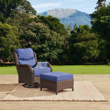 Hillga Hawthorne Swivel Glider Chair
