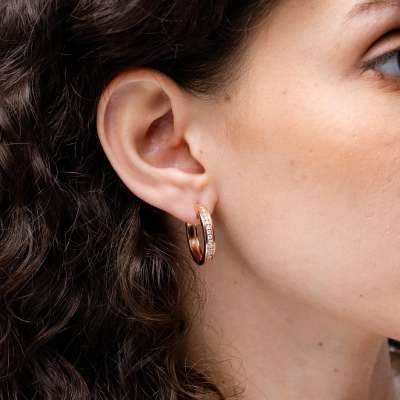 Angara Hoop Earrings