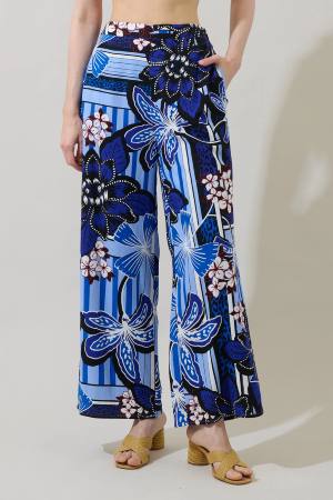 Sugarlips Jabi Floral Elena Wide Leg Pants