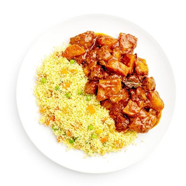 CookUnity  Lamb Thiou with Vegetables over Couscous