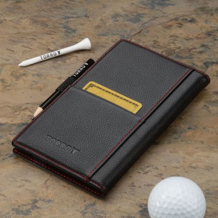 TORRO Leather Golf Scorecard Holder