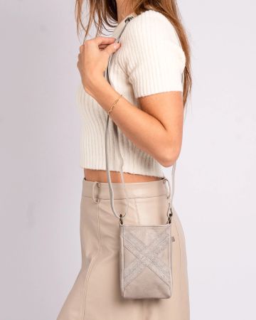 Boston Proper Leather Phone Bag