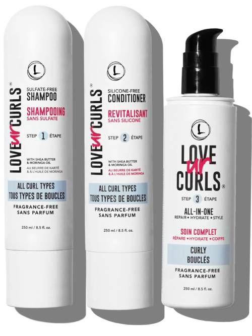 Love Ur Curls Fragrance Free Shampoo and Conditioner Set