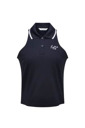 Eastside Golf Midnight Navy Women's Pique Halter Polo
