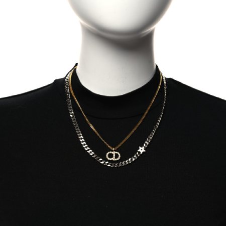 Fashionphile Necklace Gold Silver