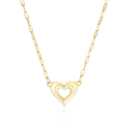 ernest jones Open Heart Shaped Necklace