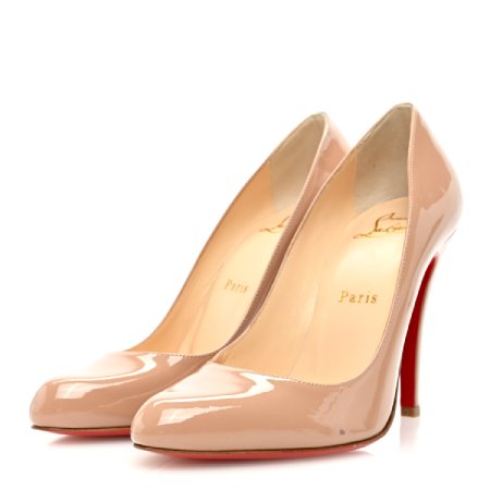 Fashionphile Patent Simple 100 Pumps 37 Nude