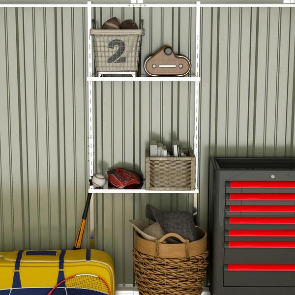 Patiowell Detachable Storage Rack for Metal Shed