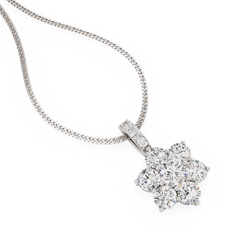 Purely Diamonds pendant in 18ct white gold