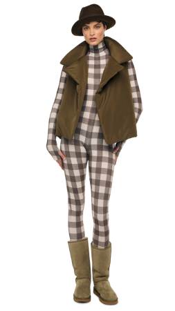 NORMA KAMALI SLEEVELESS SLEEPING BAG VEST