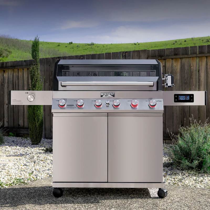 Monument Grills Stainless Smart Gas Grill