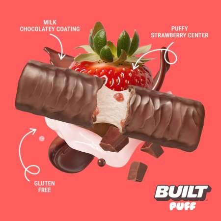 Built Strawberries 'N Cream Puff