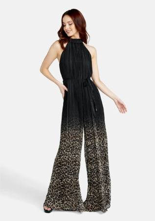 Alloy Apparel Tall Desiree Pleated Jumpsuit