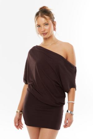 supre Tia Banded Hem Mini Dress