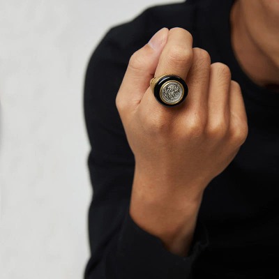 totwoo MEET Zeus Greek Coin Smart Ring