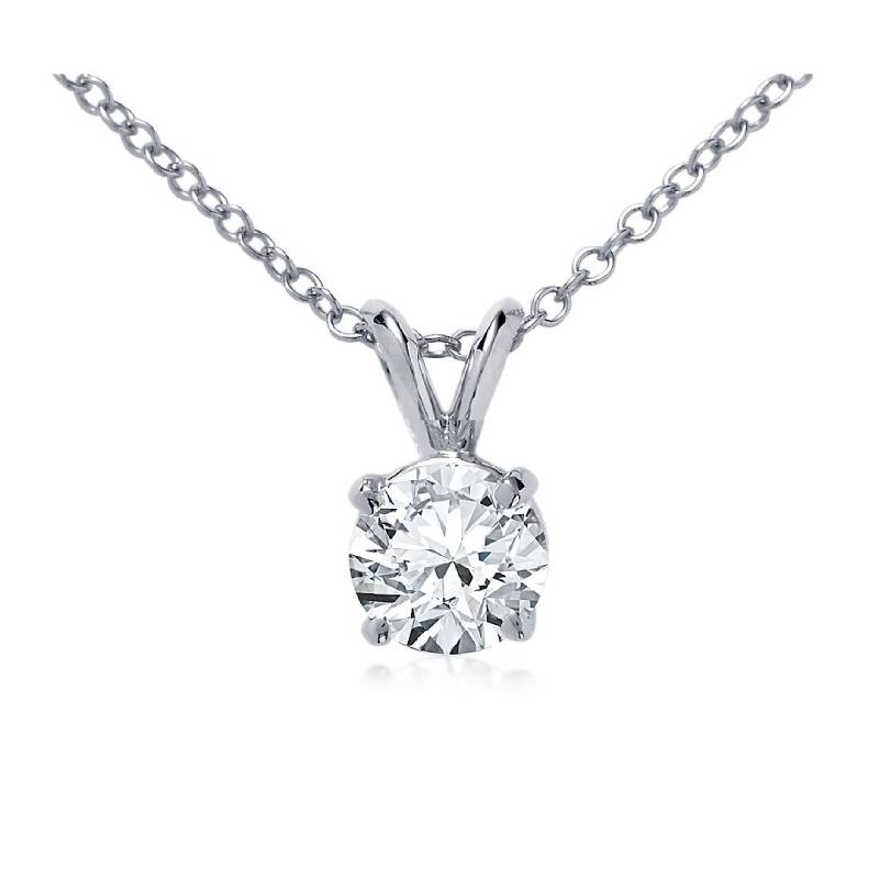 Diamond Solitaire Pendant