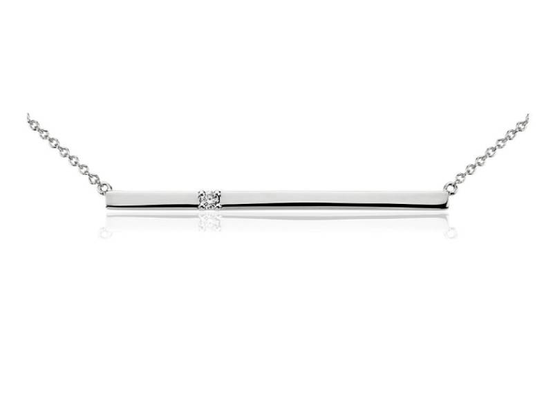 Bar Diamond Necklace