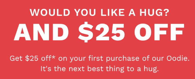 Oodie $25 Off First Order
