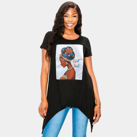 Especially Yours Woman Printed Half Sleeve Top