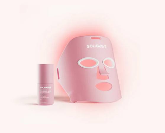 SolaWave Wrinkle Retreat Face Mask & LightBoost Serum Kit